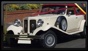 Convertible Vintage Wedding Car